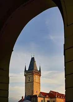 Prague Czech Republic. The Old Town Hall in Old Town Square