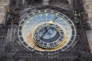 Prague Orloj astronomical clock old city hall Prague Czechia