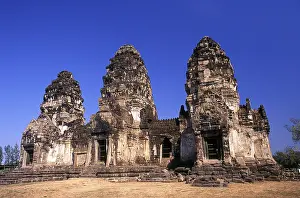 Prang Sam Yot, originally a Khmer Hindu shrine