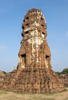 Prang at Wat Mahathat, Buddhistic temple complex