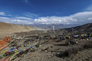 Praying flags, Ghar Gumba monastery