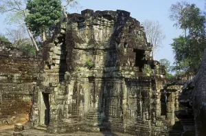 Preah Khan (Temple of the Sacred Sword) was built in the late 12th century (1191)