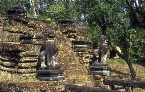 Preah Khan (Temple of the Sacred Sword) was built in the late 12th century (1191)