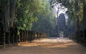 Preah Khan (Temple of the Sacred Sword) was built in the late 12th century (1191)