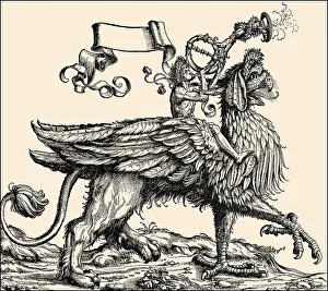 Preco, announcer of triumph from the Triumphal Procession of Maximilian I