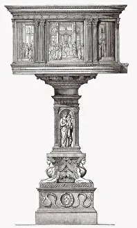Predigtkanzel, roemisch-katholische Kirche