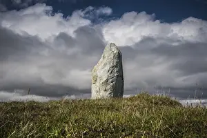 Prehistoric standing stone block