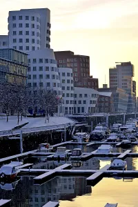 It is a prime example of professional urban development: Duesseldorf's Media Harbour