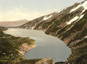 The Prince Henry House and the Great Lake in the KrkonoTe Mountains
