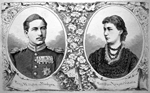Prince William of Prussia and his bride Auguste Viktoria of Schleswig-Holstein