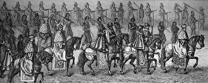 Procession for Emperor Charles VII following the coronation