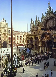 Procession in front of St Mark's Square
