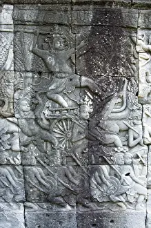 Procession of warriors, North-West Gallery
