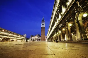 Procuratie buildings and St. Mark's Campanile