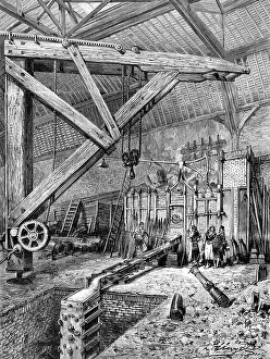 Production of a cannon in the Broquin und Laine foundry