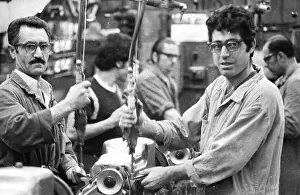 Production of engines, axles and other car manufacturing parts at the Opel plant in Bochum