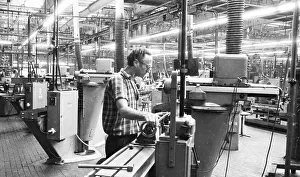 Production of engines, axles and other car manufacturing parts at the Opel plant in Bochum