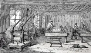 Production of silk fabrics, application of a primer to give the silk a better sheen