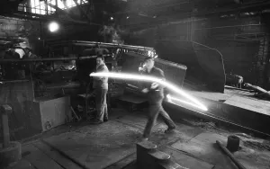 The production of steel products