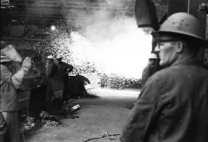 The production of steel products
