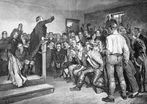 Professor Henrik Steffens inspires his audience for the War of Independence 1813