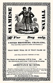 Promotion poster by Chang and Eng Bunker