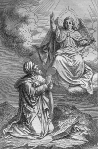 The Prophet Ilaias receives the divine revelations