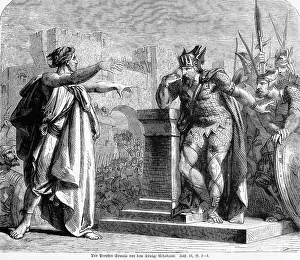 The Prophet Shemaiah in front of King Rehoboam
