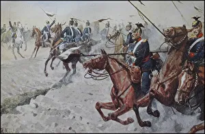 Prussian Army, Cavalry Charge of the Uhlans of the 3rd Uhlan Regiment