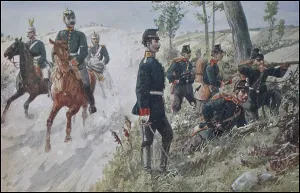 Prussian Army, Guardsmen in the Line of Fire