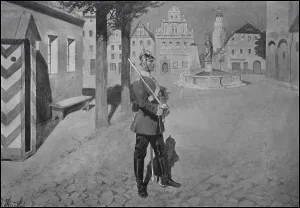 Prussian Army, single guard in Berlin