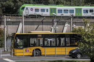 Public transport stop, bus station