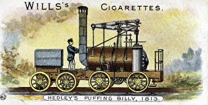Historical Photo Prints: Puffing Billy, the railway locomotive patented by William Hedley in 1813
