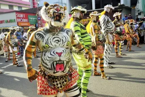 Pulikali Tiger Dance procession