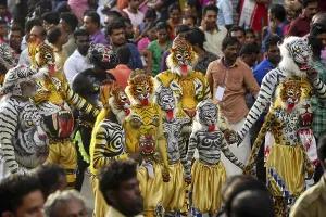 Pulikali Tiger Dance procession