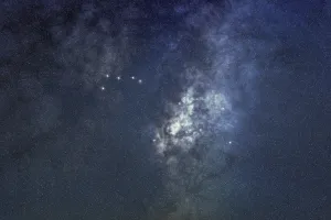 Puppis star constellation, Night sky
