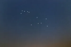 Puppis star constellation, Night sky