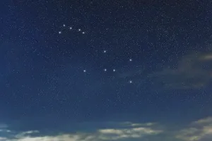 Puppis star constellation, Night sky