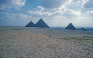 Pyramid of Cheops, Chephren and Mykerinos
