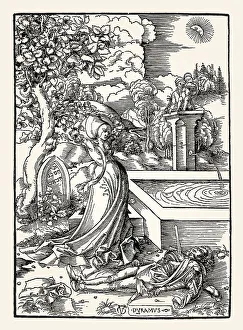 Pyramus and Thisbe, Urs Graf, 16th century