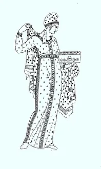 Pyrygian costume, Colourful clothing