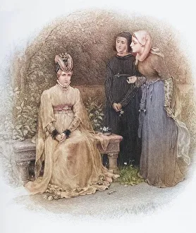 Queen Isabella and her ladies, Isabella of Valois