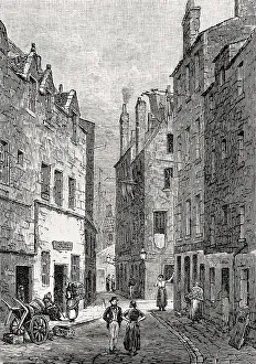 Queen Street, Edinburgh, Scotland, 19th century