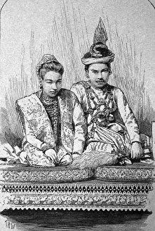 Queen Supayalat and King Thibaw Min