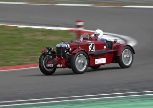 Race of the pre-war cars, Guenter Krenn in the MG Magnette from 1934