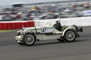 Race of the pre-war cars, Henry Koster in the MG from 1936