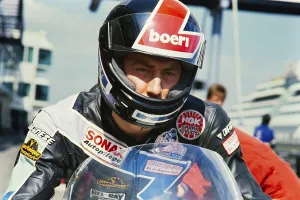 Racer Alois Meyer (DEU), Motorcycle World Championship 1990, RS Rallye Sport Team, Honda RS 500, 500 cc, Grand Prix (GP) of Germany at the Hockenheimring on 27 May 1990, Germany, Europe