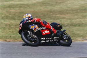Racer Ralf Waldmann (DEU), Aprilia 250 ccm, Motorcycle World Championship 1999, Italian Grand Prix in Mugello, 6 June 1999, Italy, Europe