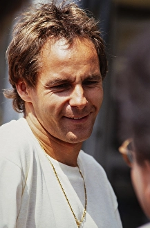 Racing driver Gerhard Berger, Formula 1, Scuderia Ferrari, German Grand Prix at the Hockenheimring on 29 July 1990, Germany, Europe