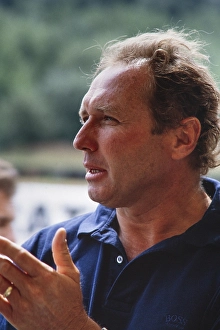 Racing driver Jochen Mass at the Formula 1 Grand Prix on the Hockenheimring, portrait, 01.07.1994, Germany, Europe
